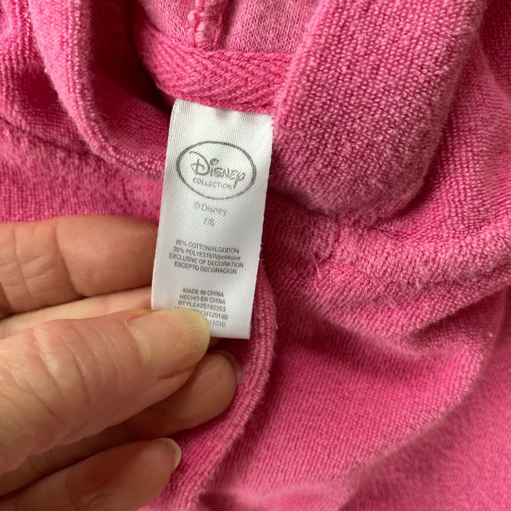 Disney Pink Minnie Mouse girls terry cloth coverup - Picture 3 of 13